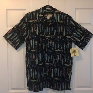 NWT Joe Marlin Fish Themed Shirt